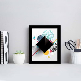 Wallity Cuadro decorativo enmarcado SCT-067 Multicolor